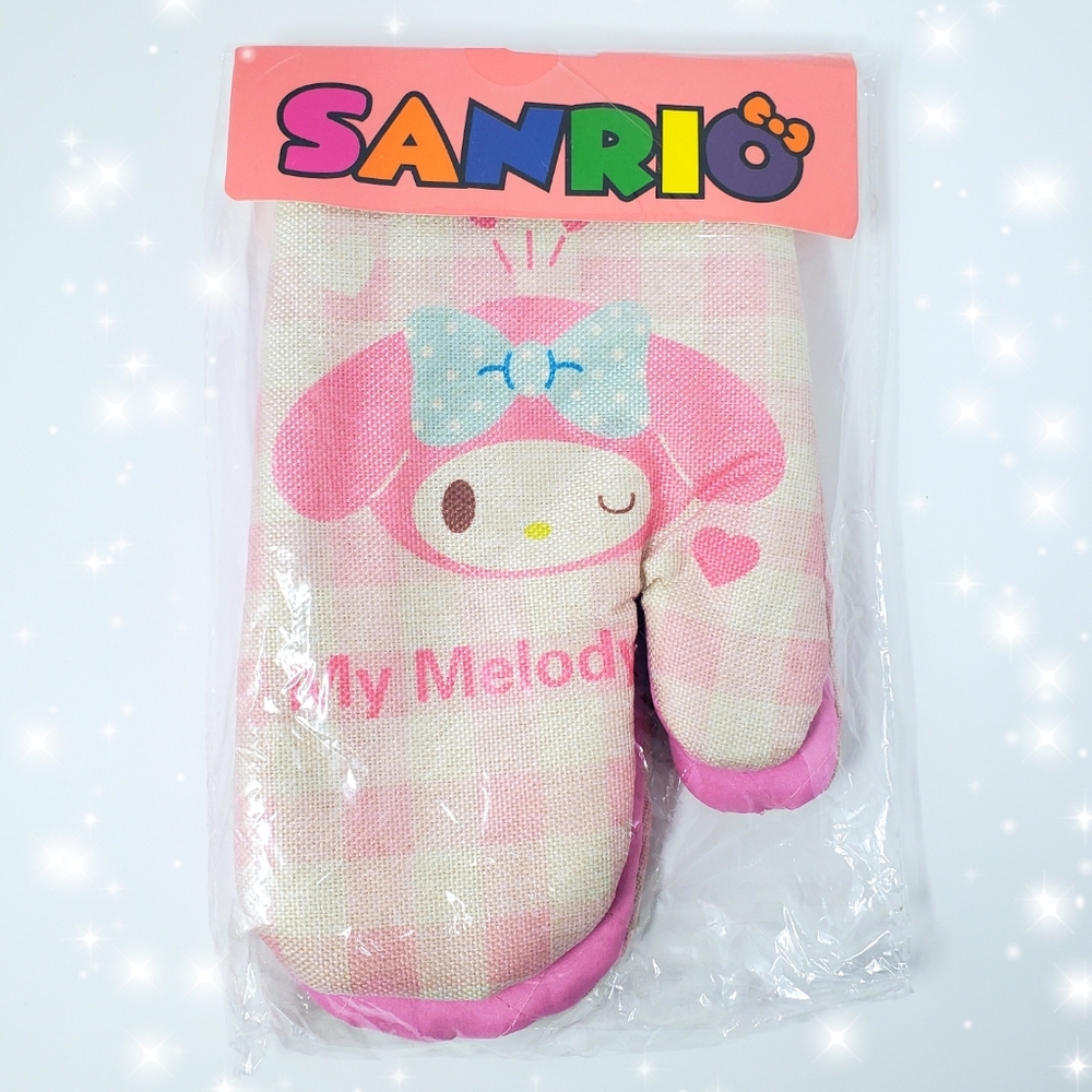 My Melody Oven Mitts